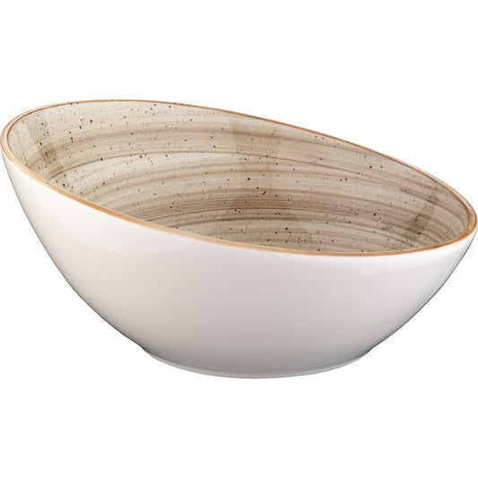 AURA Schüssel - angeschrägte Form - Ø 22 x 9,8 cm - Inhalt 85 cl - Terrain