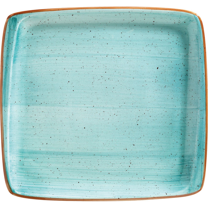 AURA Platte 27 x 25 cm - Aqua