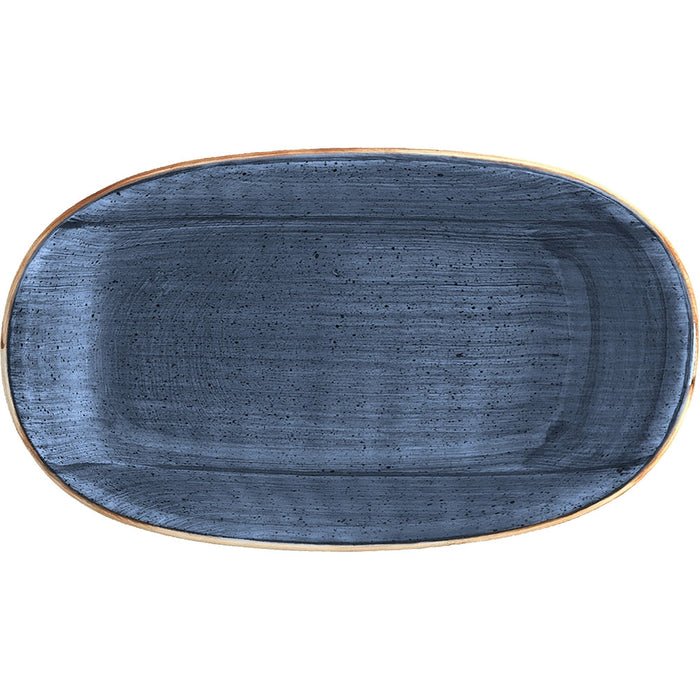 AURA Platte, oval - Größe: 19 x 11 cm - Dusk