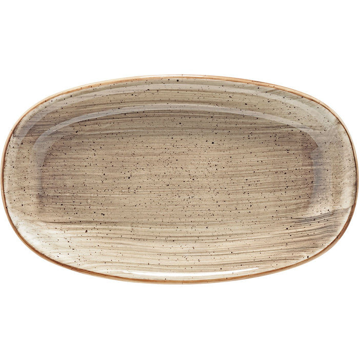 AURA Platte, oval - Größe: 19 x 11 cm - Terrain