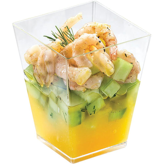 KOVA Fingerfood-Becher 5,9 x 5,9 x 7,2 cm - Inhalt 160 ml (PLA - 8 x 50 Stück)