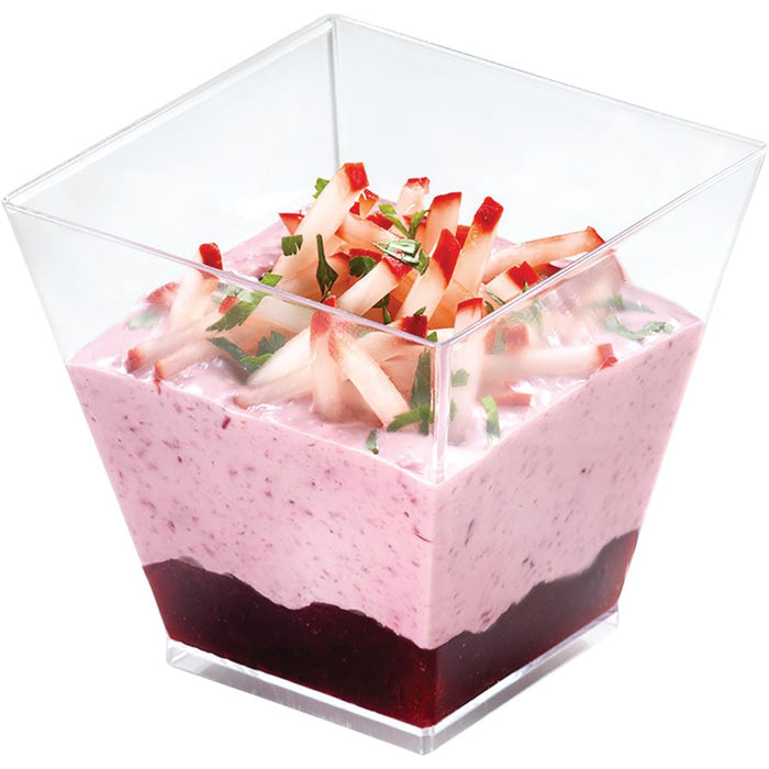 KOVA Fingerfood-Becher 7,2 x 7,2 x 7,2 cm - Inhalt 220 ml (PLA - 8 x 50 Stück)