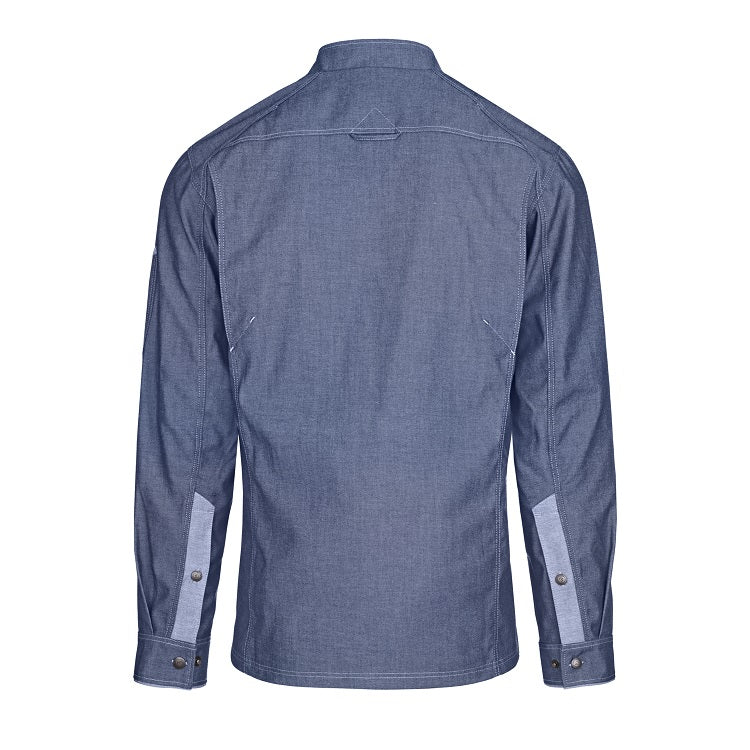 Herren-Kochjacke (Langarm) - Jeans - M