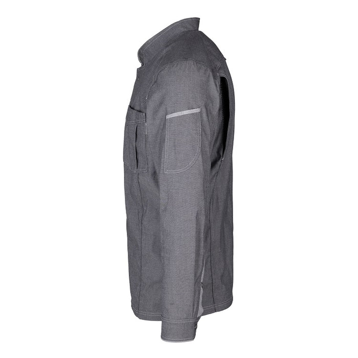 Herren-Kochjacke (Langarm) - Grau - S