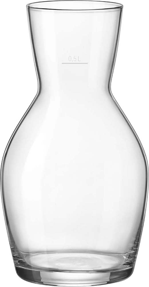 YPSILON BULBOSO Karaffe geeicht /-/ 0,5 Liter (Ø 9,3 x 17,1 cm)