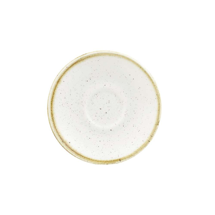 STONECAST Espresso-Untere - Ø 11,8 cm - Barley White