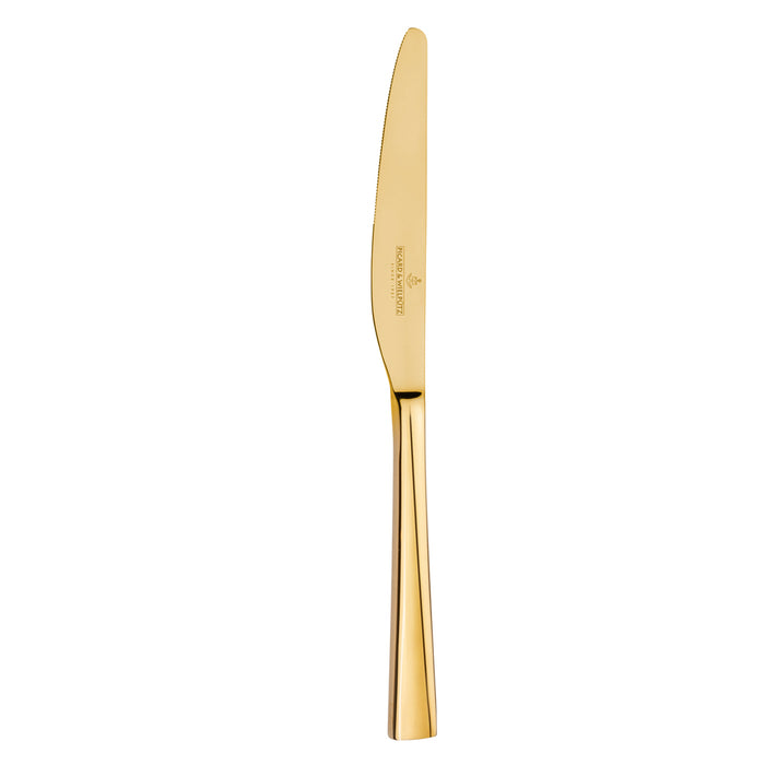 MONTEREY Tafelmesser, massiv, 23,2 cm - gold glänzend