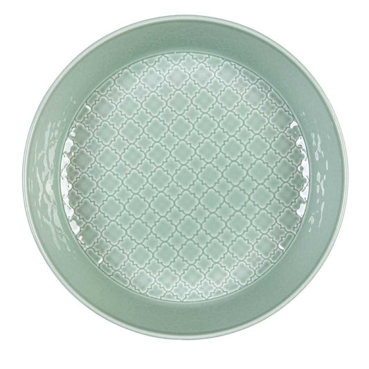 MARRAKESCH Teller mit Rand - Ø 20 cm  - Aqua Mint