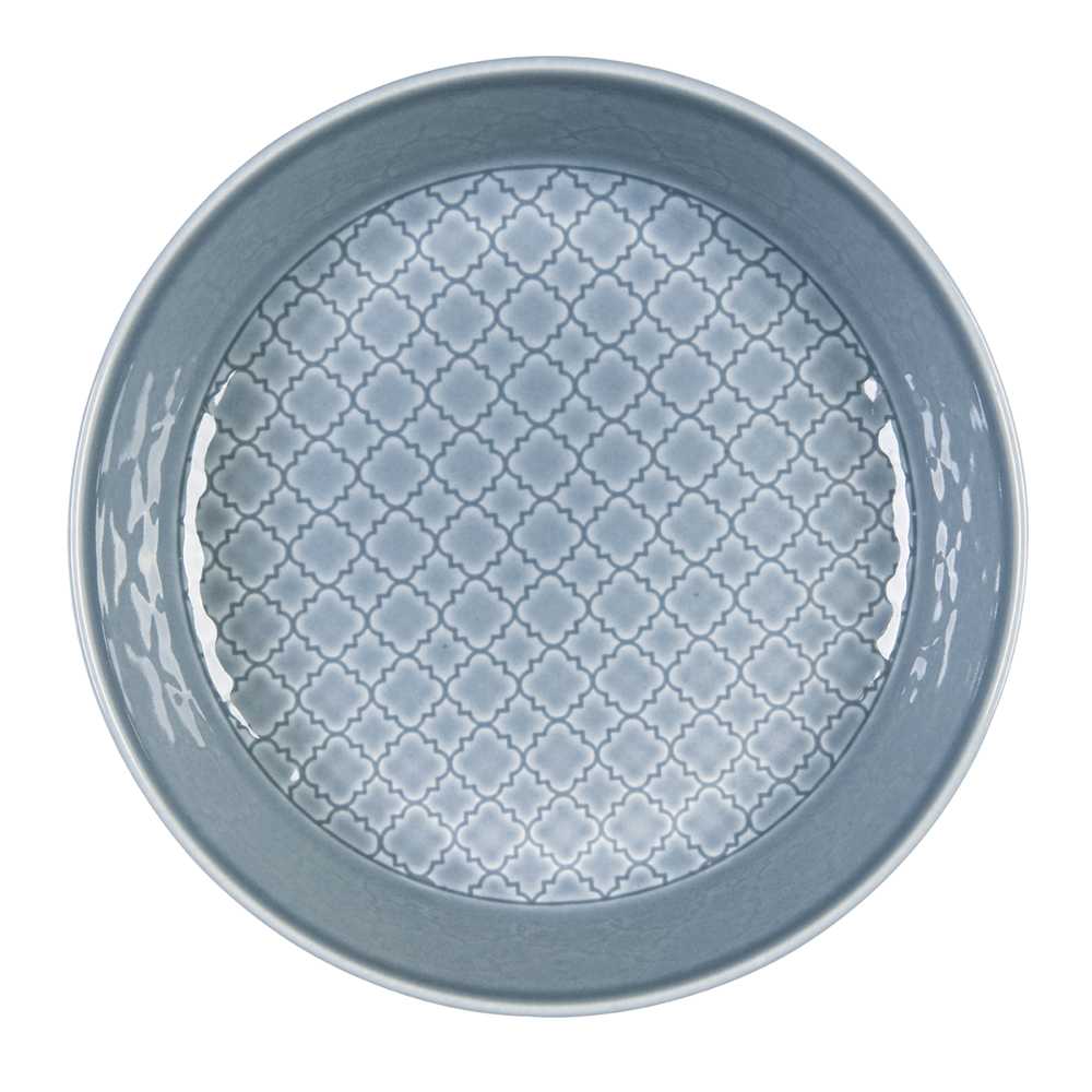 MARRAKESCH Teller mit Rand - Ø 20 cm  - Wolken Blau