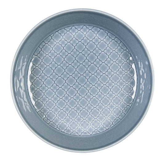 MARRAKESCH Teller mit Rand - Ø 20 cm  - Wolken Blau