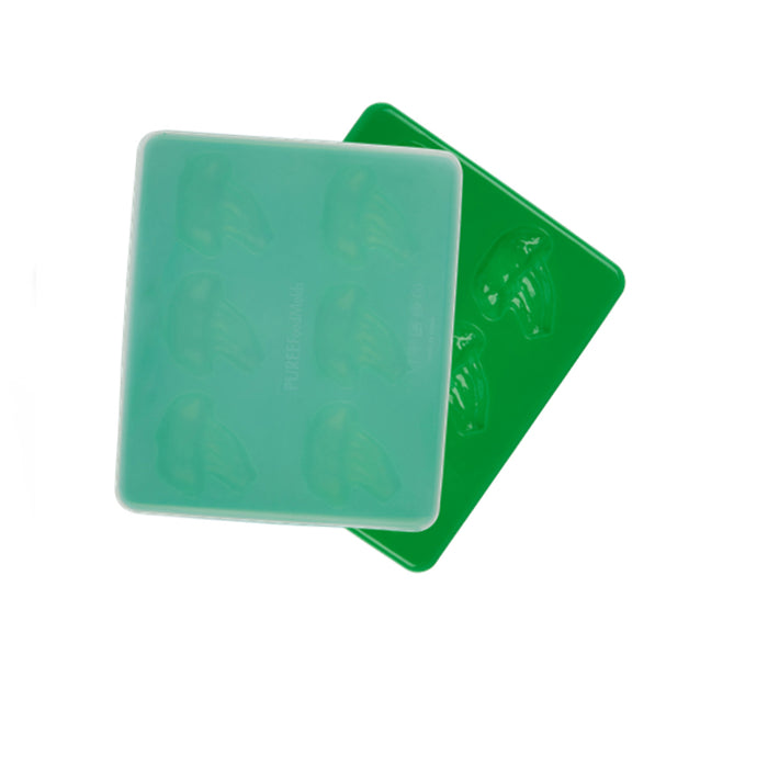 Silikonform mit Deckel "Brokoli" (6x 40 g)