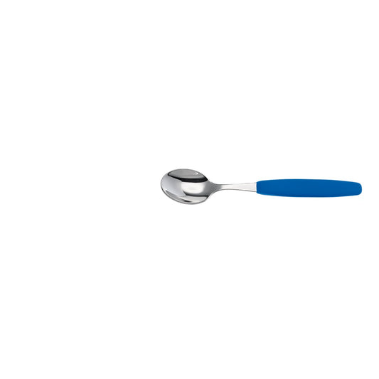 COLORATO Kaffeelöffel 16,5 cm mit Kunststoffgriff - Blau