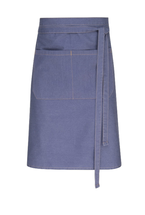 Schürze (80 x 45 cm) - Denim blue