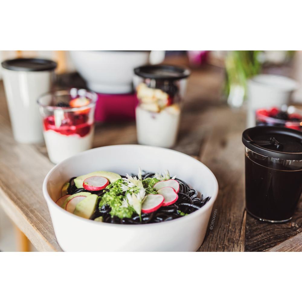 MODELL 1244 Schale Ø 20 x 6 cm -  Inhalt: 1,1 l - weiß (SAN)