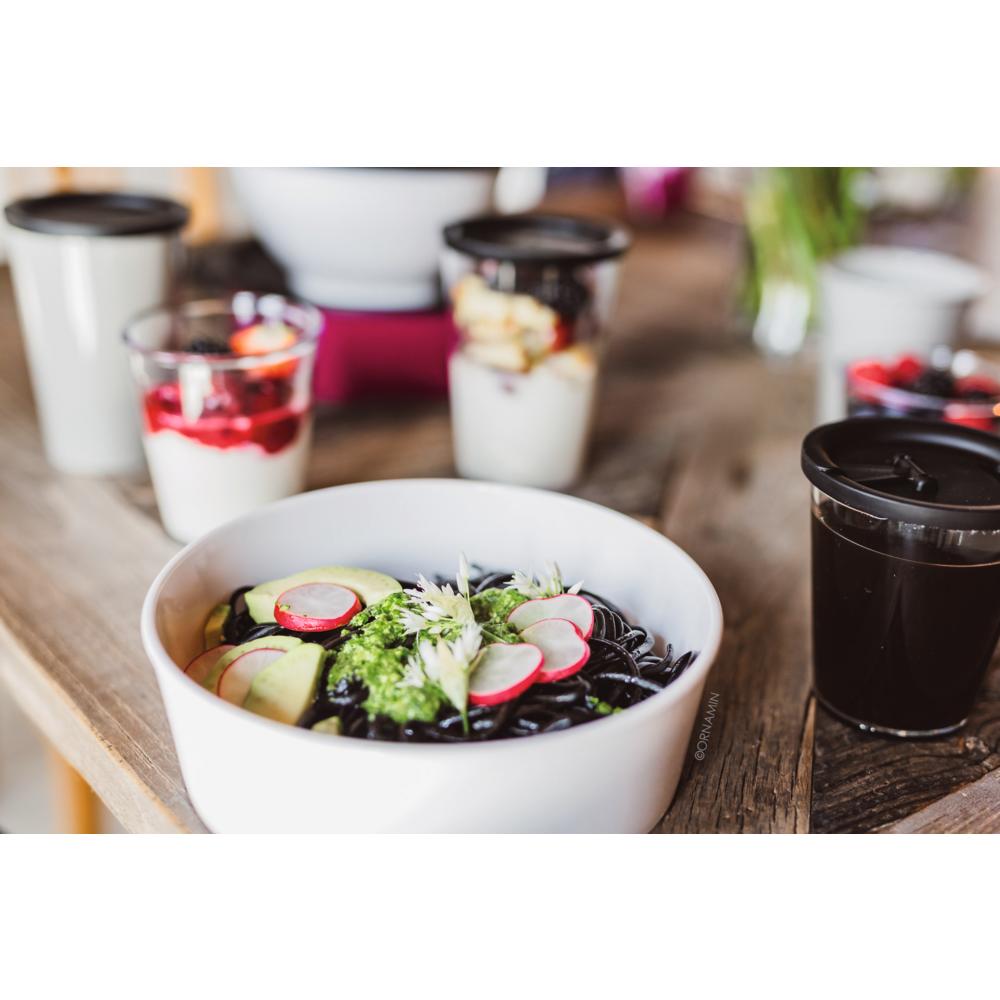 MODELL 1244 Schale Ø 20 x 6 cm -  Inhalt: 1,1 l - weiß (SAN)