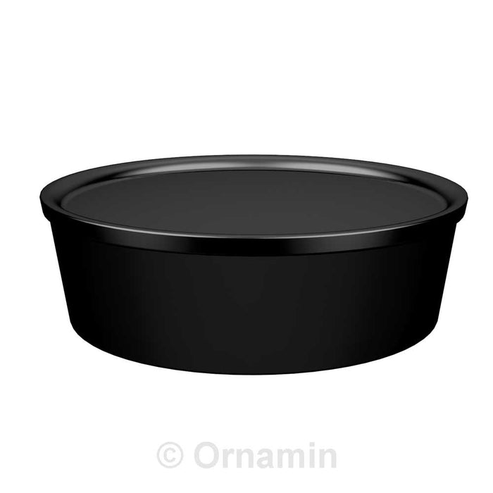 MODELL 1244 Schale Ø 20 x 6 cm -  Inhalt: 1,1 l - schwarz (SAN)
