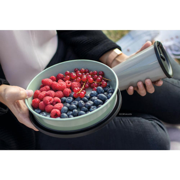 MODELL 1244 Schale Ø 20 x 6 cm -  Inhalt: 1,1 l - salbei (SAN)