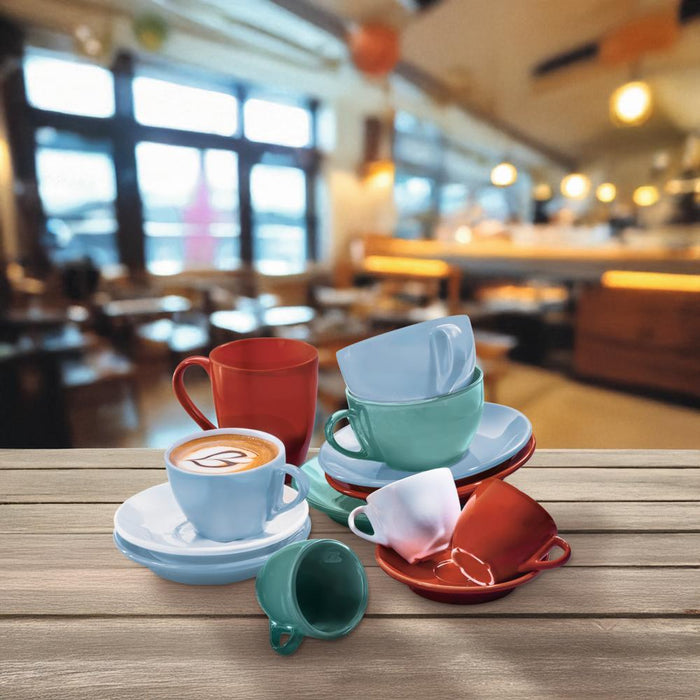 NANA Kaffeetasse - 19 cl - (Ø 8,3 x 5,5 cm) - Kaminrot