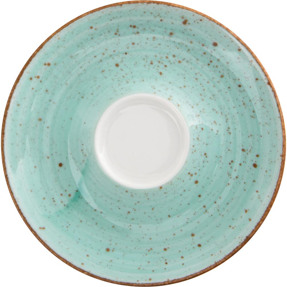 VINTAGE Espresso-Untere Ø 12,5 cm - Aquamarin