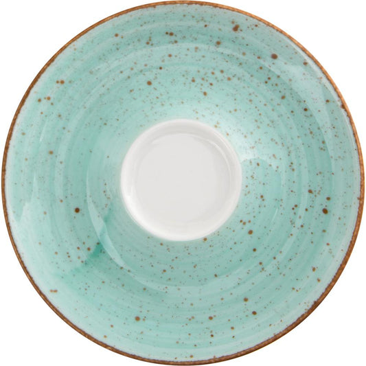 VINTAGE Espresso-Untere Ø 12,5 cm - Aquamarin