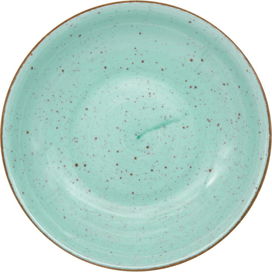 VINTAGE Coupteller tief Ø 20 cm - Aquamarin