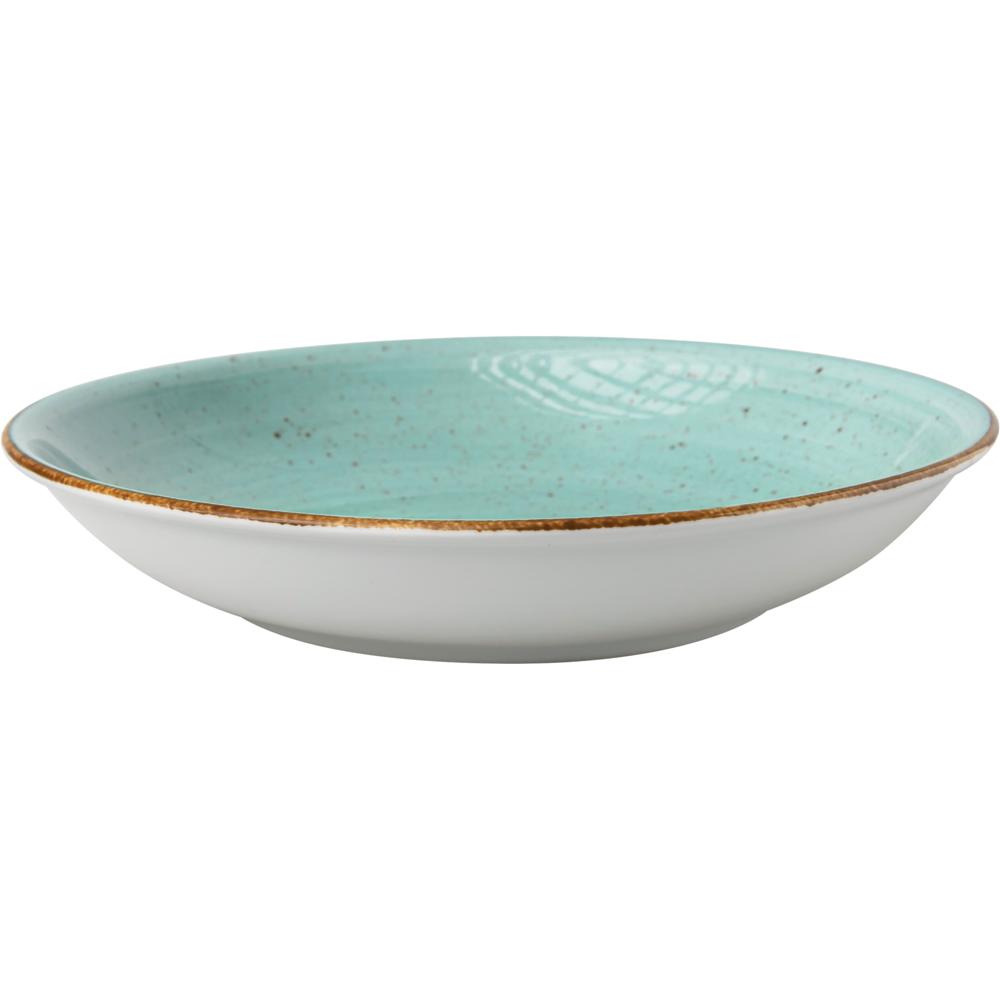 VINTAGE Coupteller tief Ø 23 cm - Aquamarin