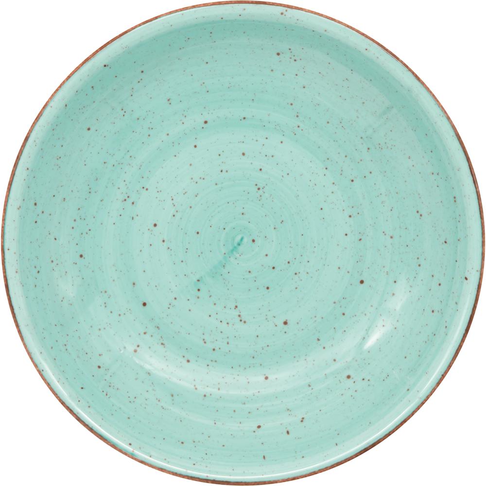 VINTAGE Coupteller tief Ø 23 cm - Aquamarin