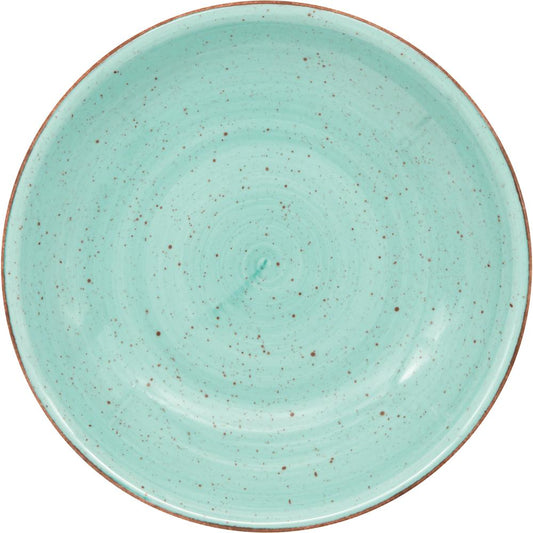 VINTAGE Coupteller tief Ø 23 cm - Aquamarin