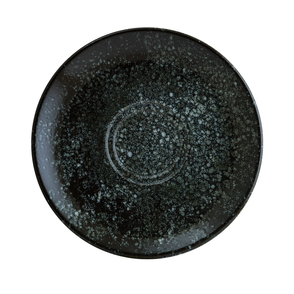 COSMOS BLACK Kombi-Untere - Ø 16 cm - für Kaffee-, Milchkaffee-Obere und Henklebecher