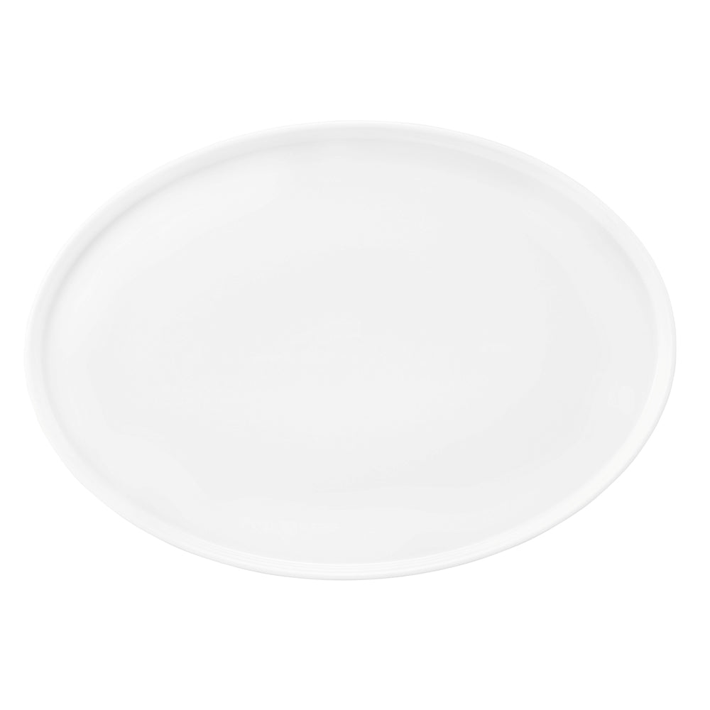 GOOD MOOD Platte, oval - 36 x 26 cm - weiß