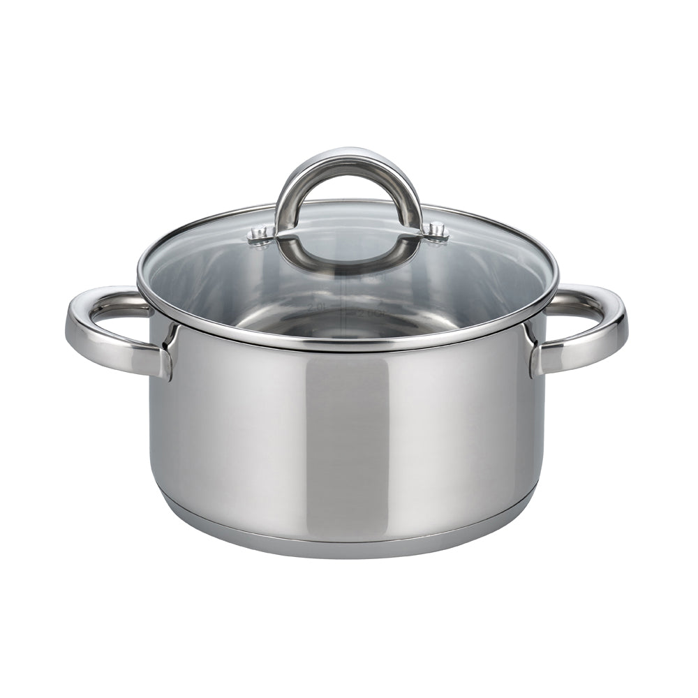 Fleischtopf mit Glasdeckel  Ø 24 x 13,5 cm (Inhalt 5,5 l)