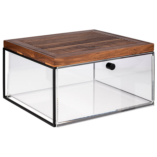 ASIA PLUS Buffetständer-Set GN 1/3 (3-tlg.) inkl. Ständer. Schublade. Holzbrett