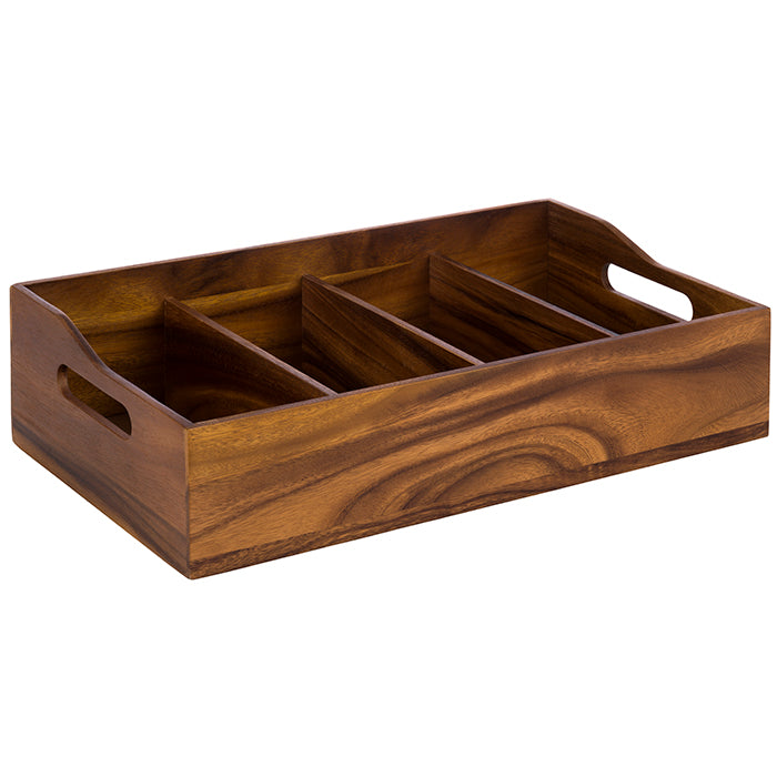 ACACIA Besteckkasten - 51 x 28 x 14,5 cm - Akazienholz