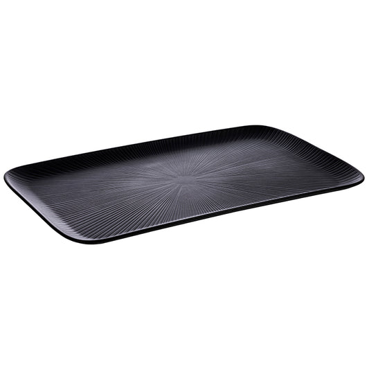 NERO GN 1/2 Tablett - 32.5 x 26.5 x 2.5 cm - Melamin - Schwarz