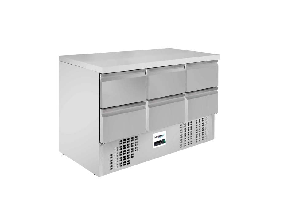 ECOLINE 700 Kühltisch Mini - 3-fach - S/S/S (230 V)