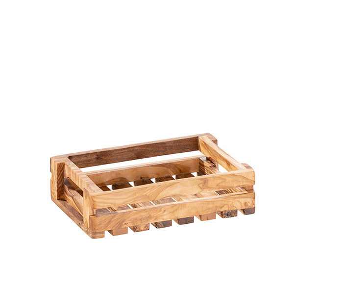 OLIVE  Tisch - Organisator - 22 x 15 x 6 cm - Olivenholz