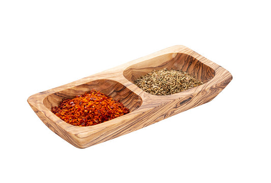 OLIVE  Schale - 17,5 x 8,5 x 2,5 cm - 5 cl - Olivenholz