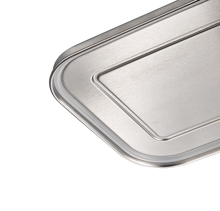 Lunchbox  M - 18,5 x 13,5 x 6,5 cm  - Edelstahl