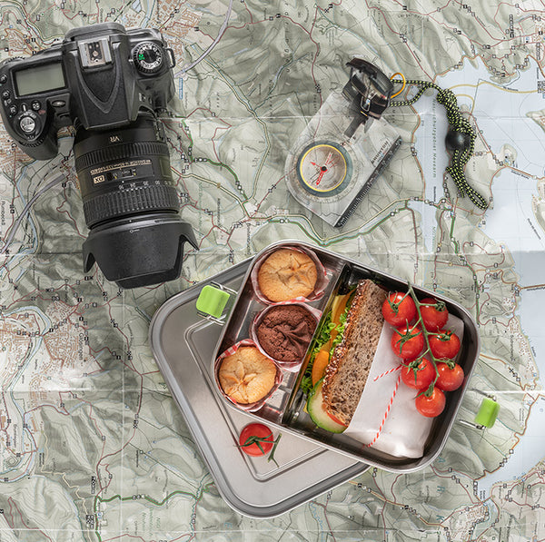 Lunchbox  M - 18,5 x 13,5 x 6,5 cm  - Edelstahl