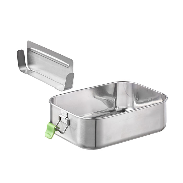 Lunchbox  L - 20,5 x 14,5  x 6,5 cm - Edelstahl
