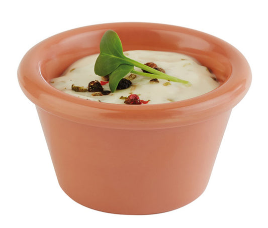 CASUAL Dip-Schale Ø 6 x 3,7 cm- Terrakotta- Melamin