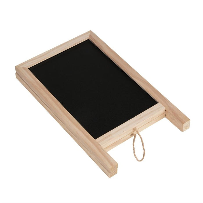 SOFIA Speisekartentafel klappbare - 25 x 15 cm - Holz