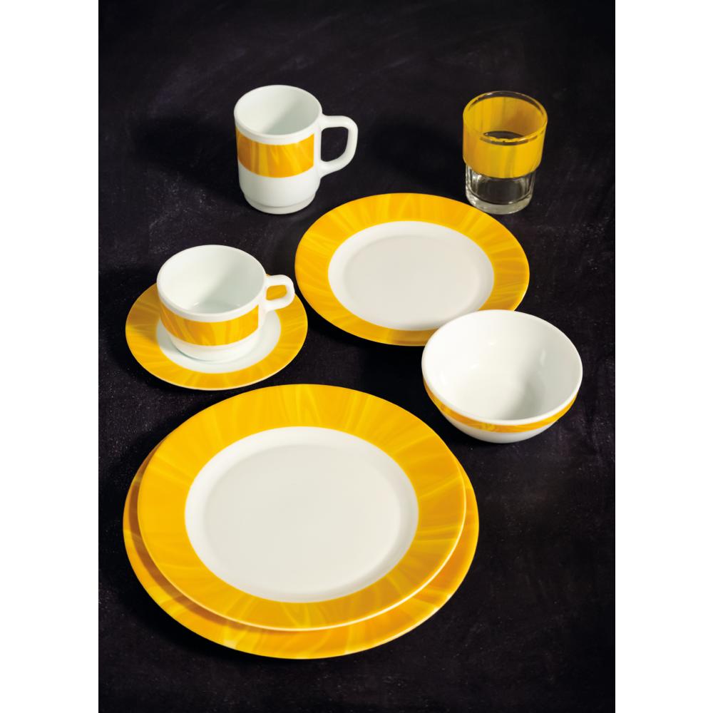 NATURA Kaffee-Untertasse - Ø 14 cm - Gelb