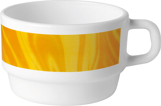 NATURA Kaffee-Obertasse - 22 cl (stapelbar) - Gelb