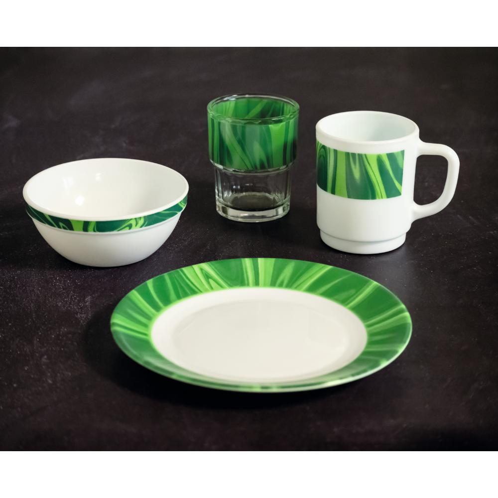 NATURA Dessertteller - Ø 19,5 cm - Grün