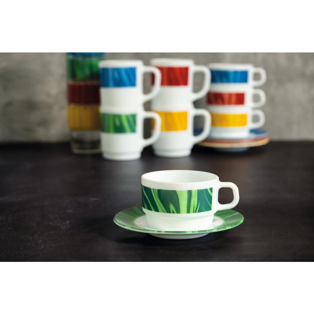 NATURA Dessertteller - Ø 19,5 cm - Grün