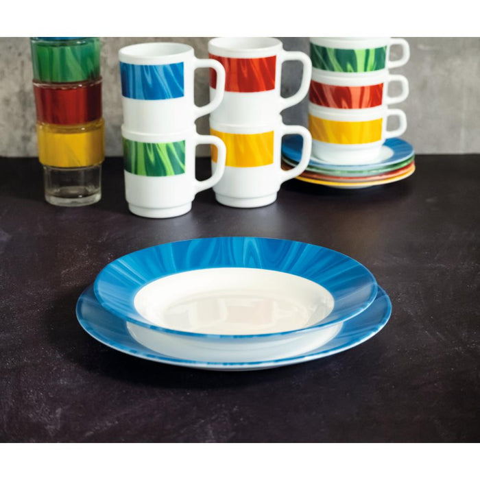 NATURA Stapelschale - Ø 17 x 7 cm - Inhalt 92,5 cl - Blau