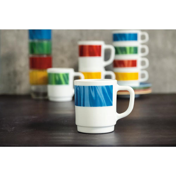 NATURA Menüteller - Ø 25,5 cm - Blau