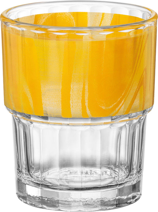 NATURA / LYON OPTIQUE Trinkglas - 20 cl - (Ø 7,1 x 8,7 cm) -  ungeeicht - Gelb