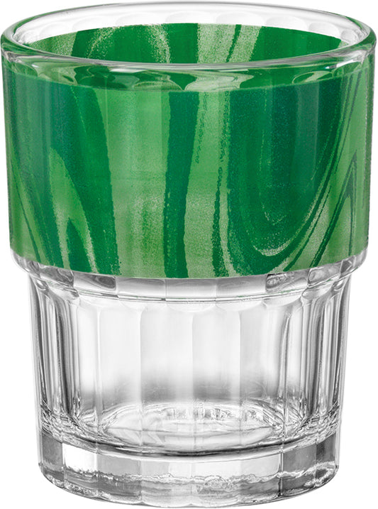 NATURA / LYON OPTIQUE Trinkglas - 20 cl - (Ø 7,1 x 8,7 cm) - ungeeicht  - Grün